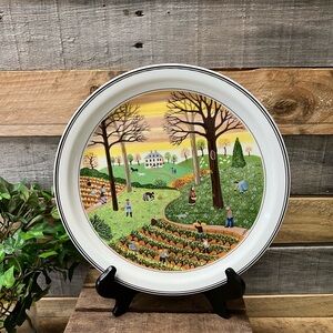 Vintage Villeroy & Boch "The Four Seasons- Autumn" Collector Plate